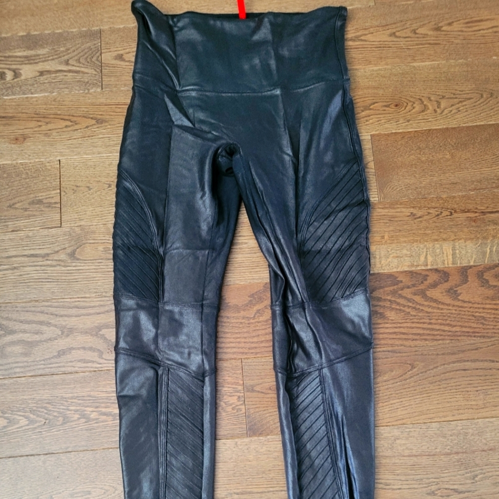 Spanx Moto Leggings, petite L